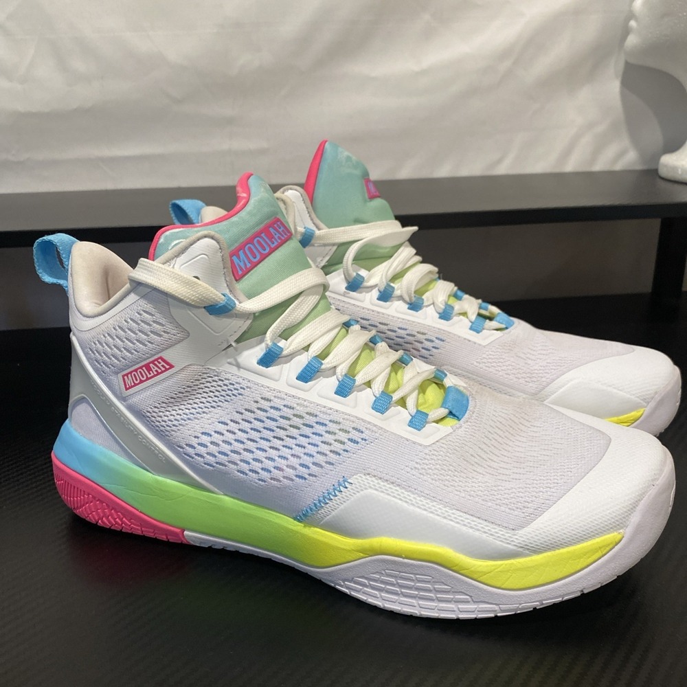Moolah Kicks Neovolt Pro Basketball Shoes Y2K PACK NEON GLO Women's 10